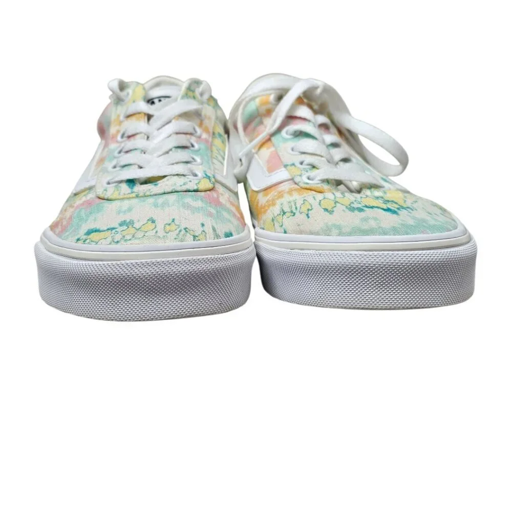 Vans Women's Ward Psychedelic Tie Dye Canvas Athletic Sneaker Shoes Size 9